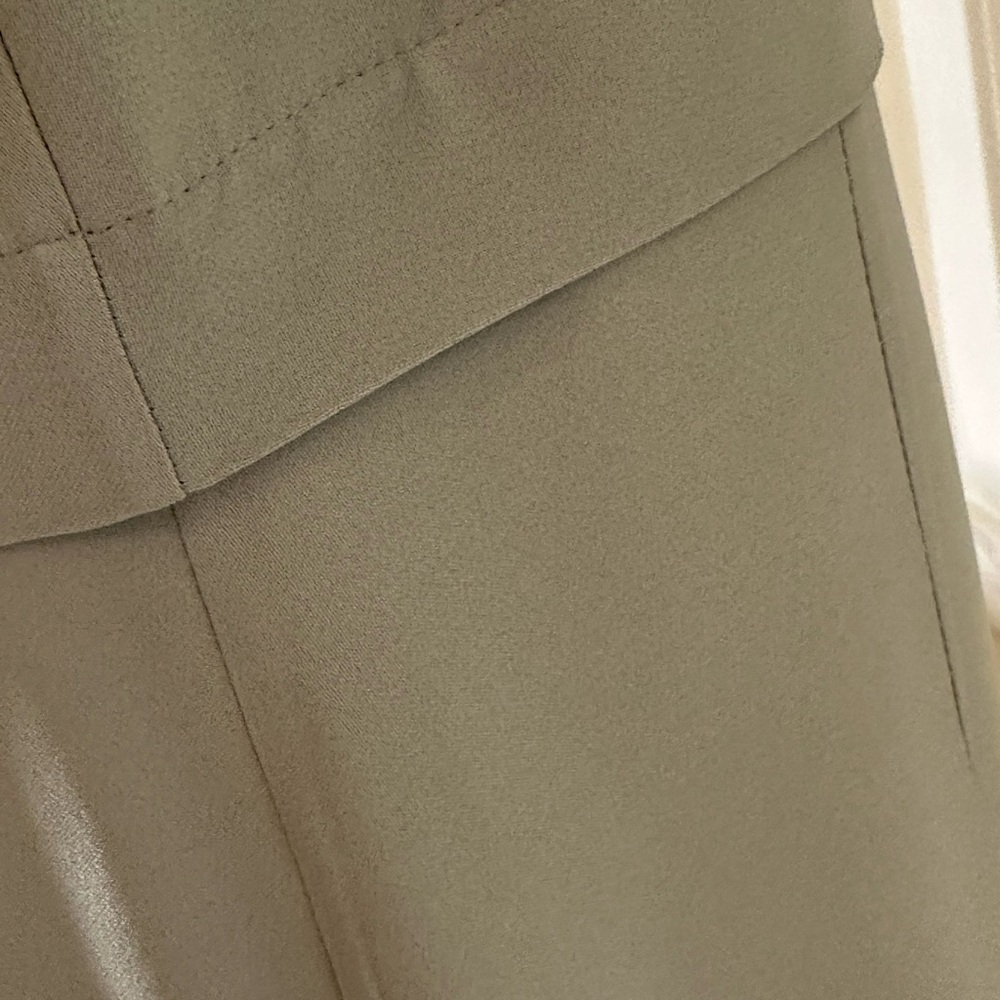 Akris for Saks Fifth Avenue Sage Green Long Sleeve Dress - Picture 7 of 16